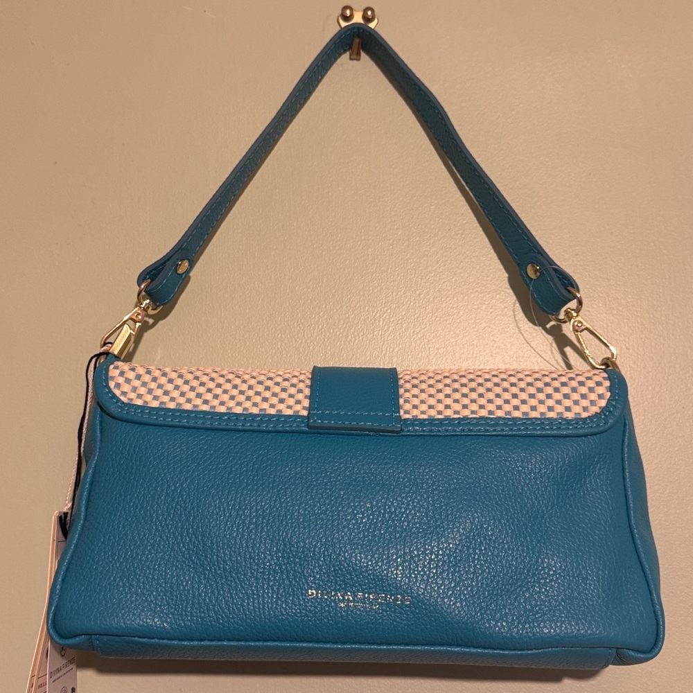 DIVINA FIRENZE LEATHER HANDBAG NWT - Picture 2 of 16